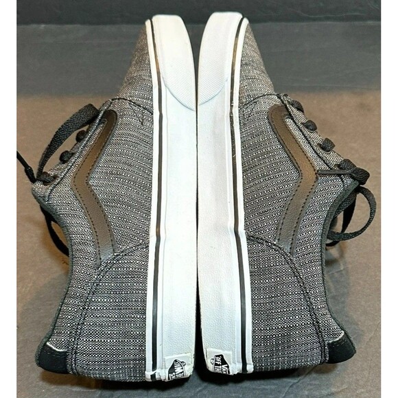 Vans Old Skool Tweed Black and Gray Low Top Skate Shoe Men's Size 8.5 - Picture 7 of 12